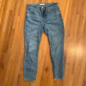 Madewell 9” high rise skinny